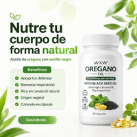 Aceite de Orégano + Semilla Negra — 50 Cápsulas