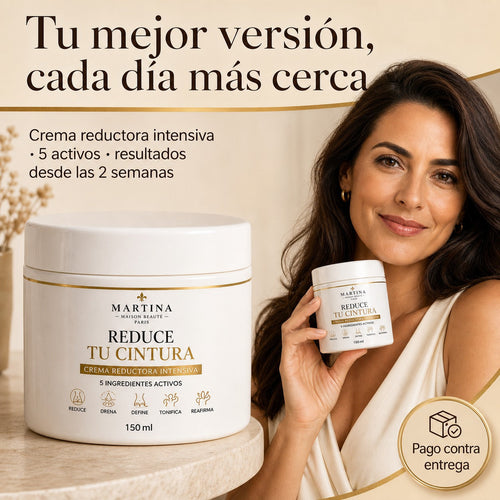 Crema Reductora Intensiva — Reduce Tu Cintura · 150 ml