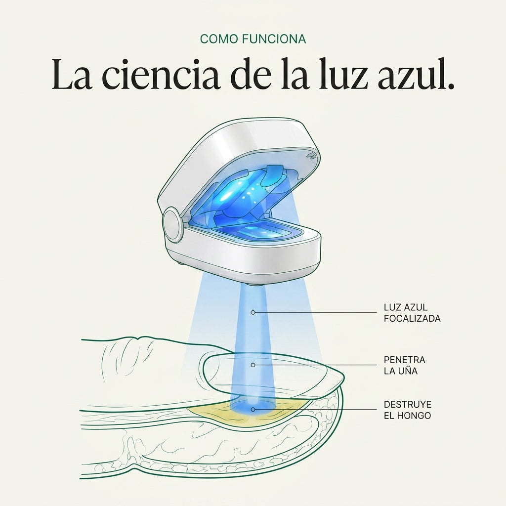 Como funciona la luz azul