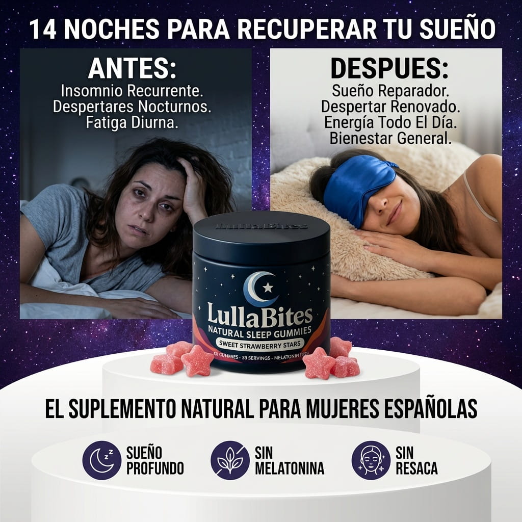 LullaBites Gomitas Naturales Para Dormir